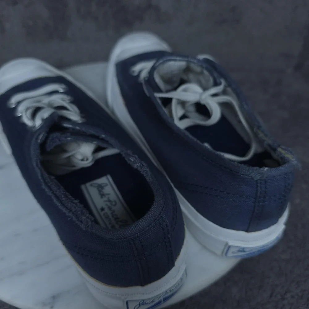 Converse Jack Purcell Shoes Mens Size 5.5 Blue Canvas Low Top Casual Sneakers